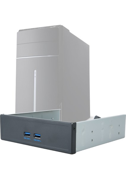 Yüksek Hızlı 20PIN 2-Port USB 3.0 Hub Optik Disk Sürücüsü Ön Panel (Yurt Dışından)