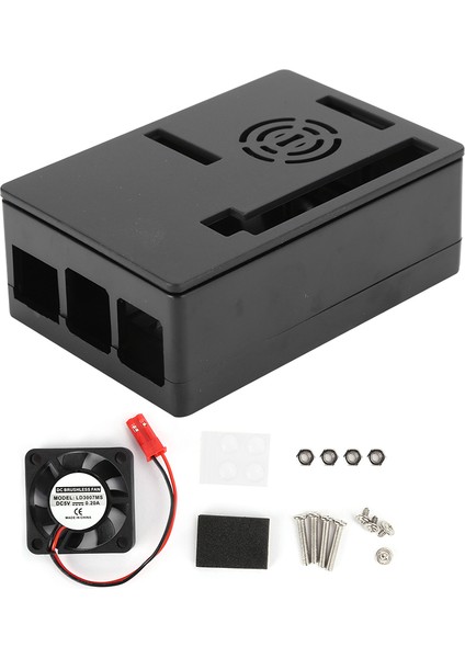 Raspberry Pi 4 Kabuğu Için Kılıf Rpi 4b Dokunmatik Ekran Soğutma Fanı Bilgisayar Aksesuarları (Kasa Soğutma Fanı) (Yurt Dışından)