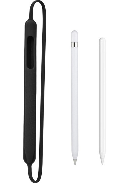 Apple Pencil 1. ve 2. Nesil Koruma Kılıfı Siyah Için Silikon Kalem Kılıfı (Yurt Dışından) indirimleri