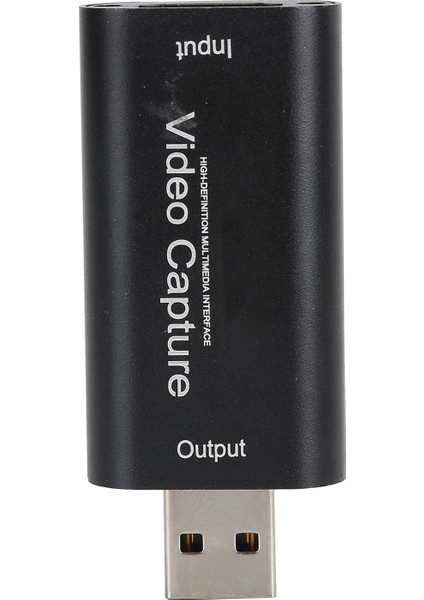 USB 2.0 Video Yakalama Kartı Yüksek Çözünürlüklü Multimedya Arayüzü 4K Ses Kaydı (Yurt Dışından)