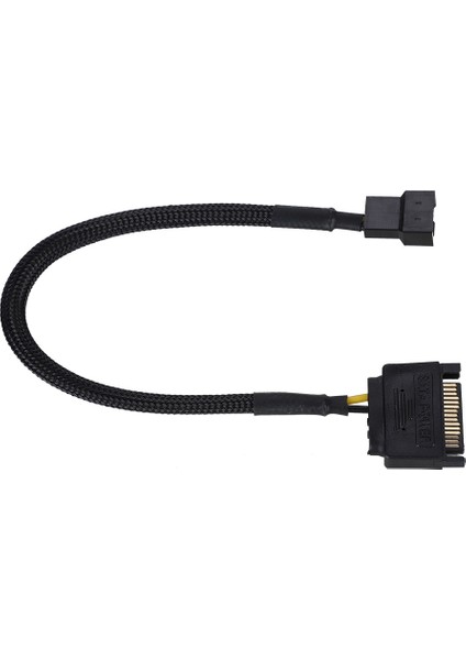 5 Adet Sata 15PIN'DEN 4pin'e Soğutma Fanı Güç Adaptörü Kablosu Dönüştürücü 22AWG Kablo (Yurt Dışından)
