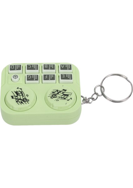 Mini Anahtarlık Renkli Işıklar Dj Disk Oynatıcı Tasarımı Otomatik Oynatma ve Kendi Kendine Basma Modu Taşınabilir Dj Anahtarlık Sarı Yeşil (Yurt Dışından) fırsatları