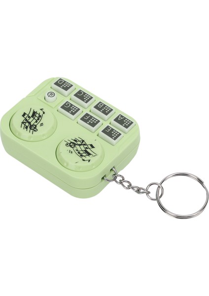 Mini Anahtarlık Renkli Işıklar Dj Disk Oynatıcı Tasarımı Otomatik Oynatma ve Kendi Kendine Basma Modu Taşınabilir Dj Anahtarlık Sarı Yeşil (Yurt Dışından) indirimleri