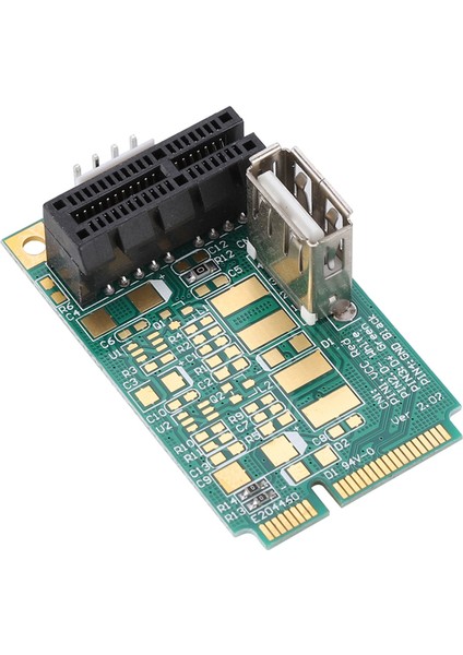 Mini Pcı-E - Pcı Express 1x Yuvası Adaptörü Yükseltici Kart Testi Pcı-E 4X/8X/16X (Yurt Dışından)