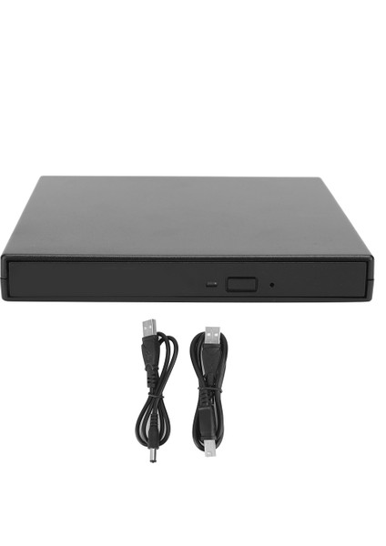 Harici Optik Sürücü Usb2.0 Yüksek Hızlı Taşınabilir DVD Yazıcı Dizüstü Bilgisayar Içinsiyah (Yurt Dışından)