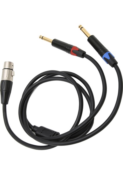 Çift 6.35MM Erkek - Xlr Dişi Kablo 24K Altın Kaplama Konnektörler Çift 1/4 Inç - Xlr Y Ayırıcı Dönüştürücü Adaptör 2m / 6.6ft (Yurt Dışından) indirimleri