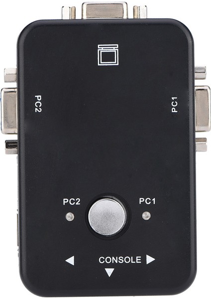 USB 2.0 Kvm Switcher 2 / 4 Port VGA Manuel Switch Kutusu Video Paylaşım Adaptörü (2 Port) (Yurt Dışından)