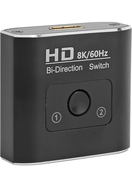 Hd Multimedya Arayüz Anahtarı 8k 60Hz Çift Yönlü 2 Port 48GBPS Yüksek Hızlı Video Ayırıcı Xbox Ps5 Tv Için (Yurt Dışından)
