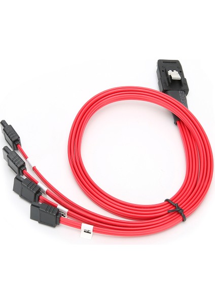 Dahili Mini Breakout Kablosu H0203 Mını Sas 36P SFF-8087 Ila 4sata Kırmızı Bağlantılı 0,5 Metre (Yurt Dışından)