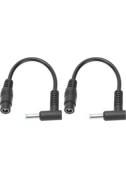 2 Adet Güç Adaptörü Kablosu Küçük Ağız Hattı 5.5x2.1mm Dişi Ila 4.5x3.0mm Erkek Hp Dizüstü Bilgisayar Için (Yurt Dışından)
