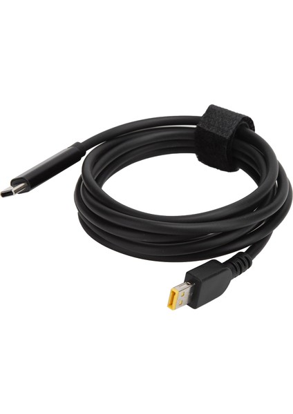 Tip C Pd Dönüştürücü Erkekten Erkeğe 7.5x6.0mm Kare Arayüz Hızlı Şarj Kablosu 65W 1.5m/5.0ft Lenovo Dizüstü Bilgisayar Için (Yurt Dışından)