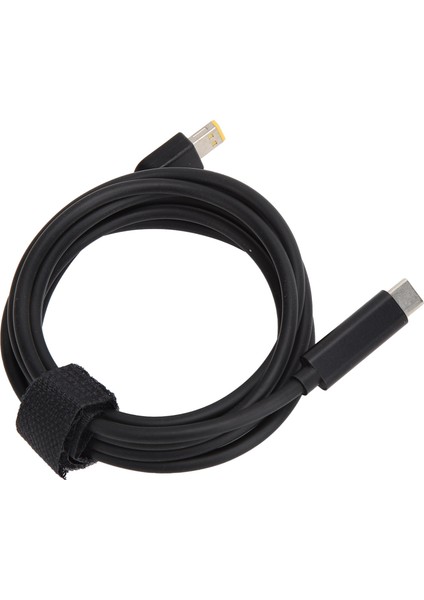 Tip C Pd Dönüştürücü Erkekten Erkeğe 7.5x6.0mm Kare Arayüz Hızlı Şarj Kablosu 65W 1.5m/5.0ft Lenovo Dizüstü Bilgisayar Için (Yurt Dışından)
