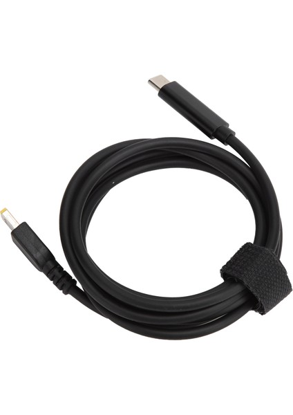 Tip C Pd Dönüştürücü Erkekten Erkeğe 7.5x6.0mm Kare Arayüz Hızlı Şarj Kablosu 65W 1.5m/5.0ft Lenovo Dizüstü Bilgisayar Için (Yurt Dışından)
