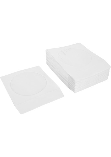 100 Adet CD Kılıfı 4.9in Genişliğinde Şeffaf Pencere Toz Geçirmez Kalın Tekrar Kullanılabilir CD Zarfları 12CM 4.7in DVD Diskler Için (Yurt Dışından) fiyatları