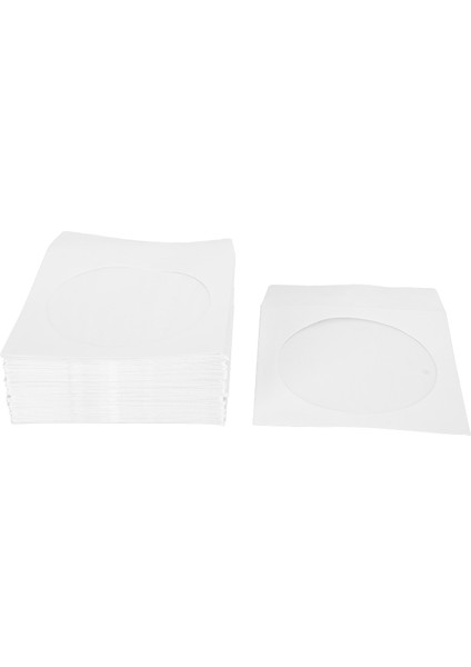 100 Adet CD Kılıfı 4.9in Genişliğinde Şeffaf Pencere Toz Geçirmez Kalın Tekrar Kullanılabilir CD Zarfları 12CM 4.7in DVD Diskler Için (Yurt Dışından) modelleri