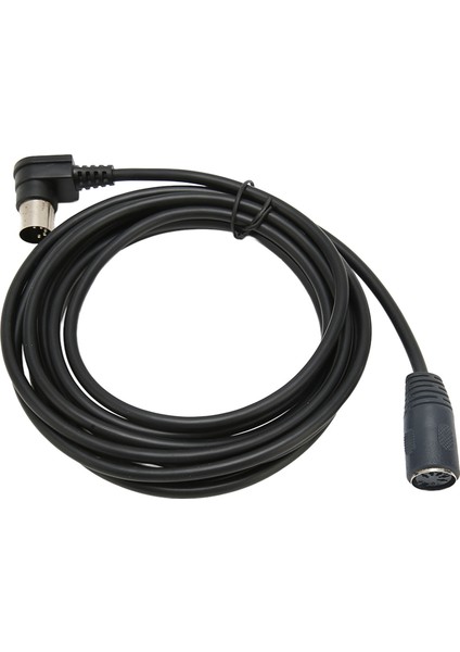 90 Derece Mıdı Din Uzatma Kablosu 5 Pin Dın Erkek - Dişi Adaptör Kablosu Mıdı Klavye Elektrik Piyano Için 9.8ft (Yurt Dışından)