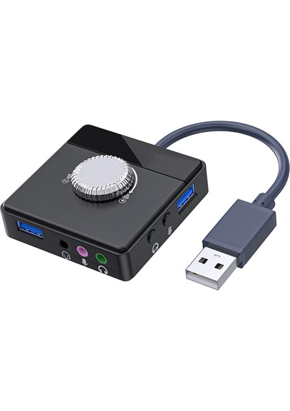 USB Ses Kartı Tak ve Çalıştır Harici USB Ses Adaptörü 3,5 mm USB Arayüzü Ses Kontrolü Pc Dizüstü Bilgisayar Için (Yurt Dışından) indirimleri