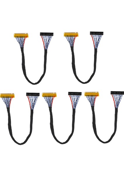 5 Adet 30PIN Lvds Kablo 2 Kanal 8-Bit Destek 1280X1024 Fpr 17/19 Inç Tft LCD Panel (Yurt Dışından)