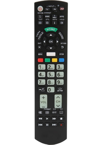 Tv Evrensel Uzaktan Kumanda Ergonomik Hafif Yumuşak Düğmeler Yedek Tv Uzaktan Kumandası (Yurt Dışından)