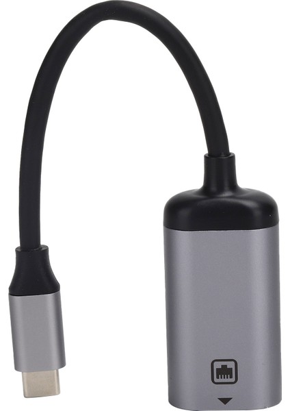 Ethernet Adaptörü Typec - RJ45 Ağ Bağlantı Noktası Dönüştürücü Kablo Eklentisi Bilgisayar Aksesuarları (Yurt Dışından)