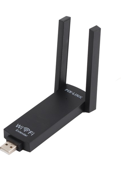 Taşınabilir 300M Çift Anten USB Wifi Sinyal Menzili Genişletici Kablosuz Yönlendirici Tekrarlayıcı Ap Amplifikatörü (Yurt Dışından)