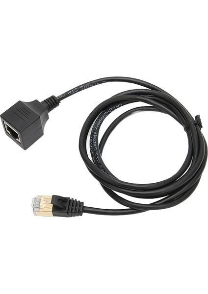 Cat8 Ethernet Kablosu Cat8 Od 3.8mm Ultra Ince Tel 8P8C 10 Gigabit Erkek - Dişi RJ45 Düz Kafa 1.5 Metre Kablo (Yurt Dışından)