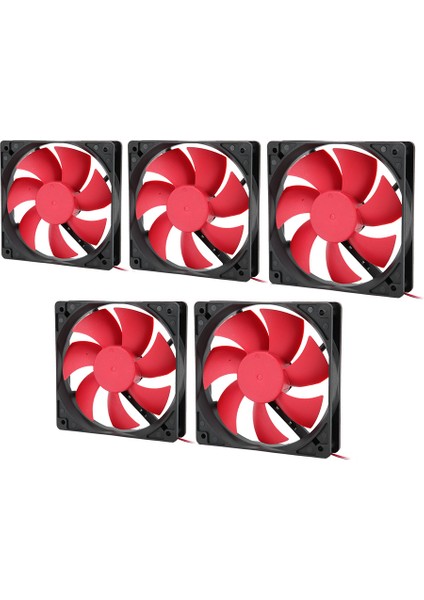 5 Adet Bilgisayar Güç Soğutma Fanı Güç Kaynağı Soğutucu LED Pc Kasa Fanı Isı Emici 12V 12CM (Yurt Dışından) fiyatları