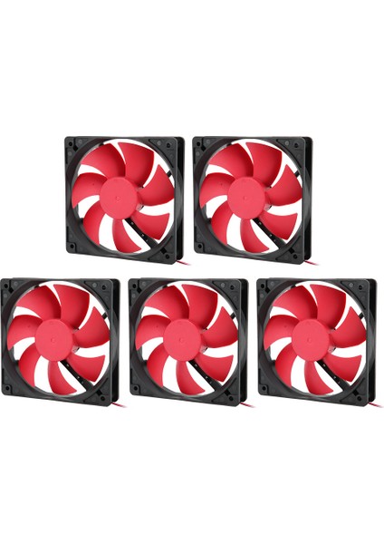 5 Adet Bilgisayar Güç Soğutma Fanı Güç Kaynağı Soğutucu LED Pc Kasa Fanı Isı Emici 12V 12CM (Yurt Dışından) indirimleri