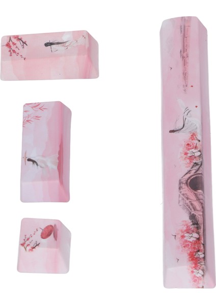 4 Adet Tuş Takımı Space Esc Enter Numpad Enter Yüksek Dayanıklılık Aşınmaya Dayanıklı Parlak Renkler Mekanik Klavye Tuş Takımları (Yurt Dışından) modelleri