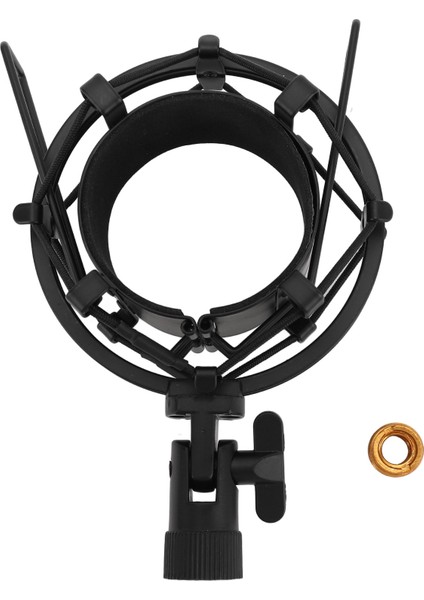 65MM Mikrofon Şok Montajlı Mikrofon Klipsi Tutucu 55‑65MM Çap Stüdyo Mikrofonu Için Titreşim Önleyici (Yurt Dışından)