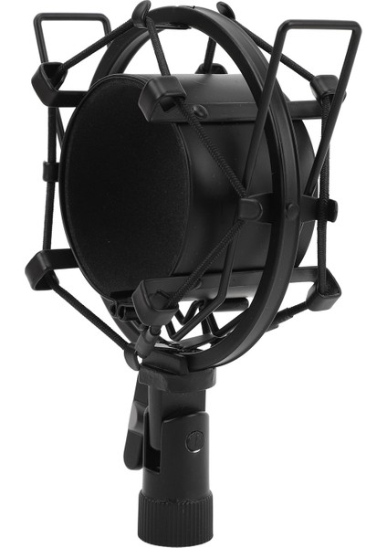 65MM Mikrofon Şok Montajlı Mikrofon Klipsi Tutucu 55‑65MM Çap Stüdyo Mikrofonu Için Titreşim Önleyici (Yurt Dışından)