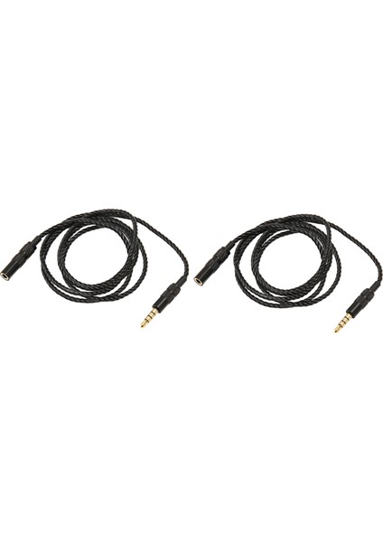 Adet 3.5mm Erkek - 3.5mm Dişi Kulaklık Kablosu 3.5mm Aux Jak Kulaklık Uzatma Kablosu Akıllı Telefon Için 3.3ft Siyah (Yurt Dışından) fırsatları