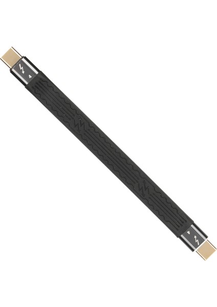 Kısa USB C - USB C Kablosu 100W Pd Hızlı Şarj 40GBPS 8k 60Hz Fpc Esnek Çift Uçlu Tip C Veri Kablosu (Yurt Dışından) fiyatları