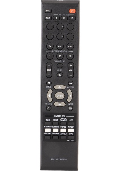 FSR145 ZR15250 Soundbar Uzaktan Kumandası ZR152500 YSP5600 Ysp 5600 Ysp 5600BL FSR145 RTZR152500 Için Yedek (Yurt Dışından)