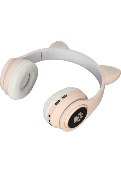 Parlayan Kedi Kulakları Bluetooth Kulaklık Bas Katlanabilir Kablosuz Başlık Nefes Lambası Kulaklığı (Yurt Dışından) modelleri