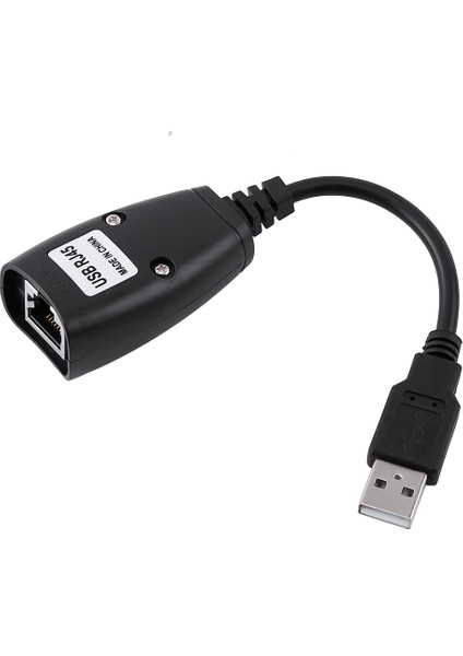 4 Port USB 2.0 - RJ45 Hub Ethernet Uzatma Genişletici Ağ Adaptörü Kablo Kordonu (Yurt Dışından)