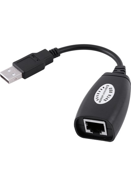 4 Port USB 2.0 - RJ45 Hub Ethernet Uzatma Genişletici Ağ Adaptörü Kablo Kordonu (Yurt Dışından)