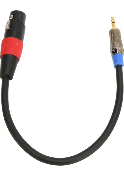 Xlr - 3,5 mm Stereo Mikrofon Kablosu 1,0 Ayak Kayıpsız Gürültü Azaltma Hifi Xlr Dişi - 1/8 Inç Trs Kablo Kameralar Için (Yurt Dışından) indirimleri