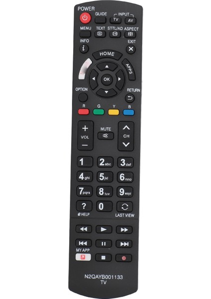 Tv Uzaktan Kumandası Kolay Erişilebilir Dayanıklı Abs Çok Fonksiyonlu N2QAYB001133 TX24ES500B Tx 24ES500B TX24ES500E Için Uzaktan Kumanda (Yurt Dışından)