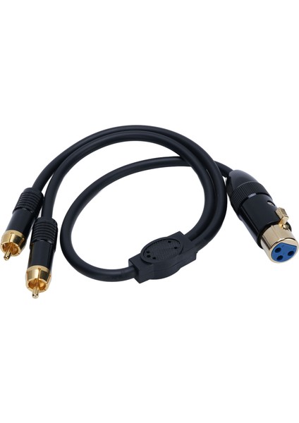 Xlr Dişi Y Ayırıcı Stereo Kablo 1.6ft Xlr Dişi 2 Phono Fiş Adaptör Kablosu Amplifikatör Kaydedici Hoparlör Tv Mikseri Için (Yurt Dışından) fiyatları