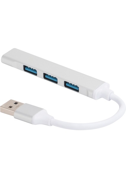 Usb3.0 Hub 4 Port Alüminyum Alaşımlı Adaptör Dönüştürücü Ultra Yüksek Hızlı Ayırıcı Aksesuarları (Yurt Dışından)