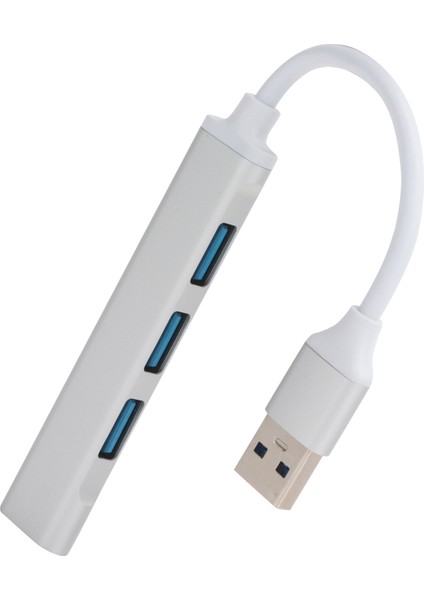 Usb3.0 Hub 4 Port Alüminyum Alaşımlı Adaptör Dönüştürücü Ultra Yüksek Hızlı Ayırıcı Aksesuarları (Yurt Dışından)