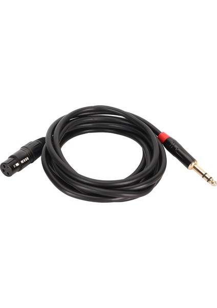 Xlr Dişi - 1/4 Inç 6,35 mm Kablo Profesyonel Tak ve Çalıştır 20 Awg Ofc Çekirdek Mikrofon Kablosu 9,8 Ft (Yurt Dışından)