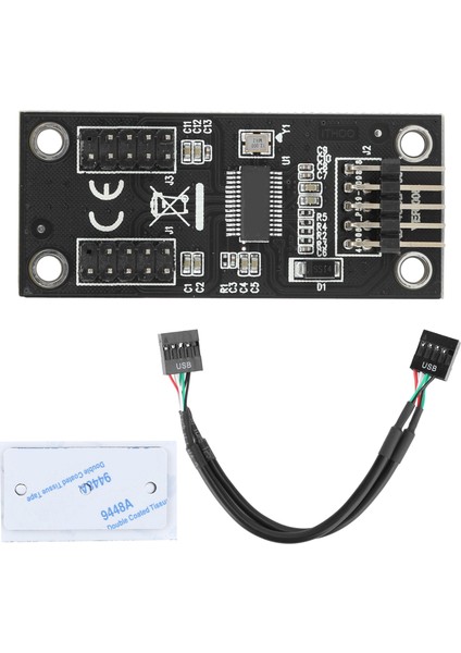 USB 2.0 9pın Anakart Anakart Genişletme Hub Bilgisayar Aksesuarı WIN2000/WINXP/2003 Için (Yurt Dışından)