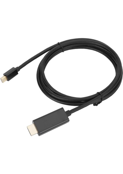 Erkekten Erkeğe Adaptör Kablosu Mini Dp HDMI Video Bilgisayar Tv Aksesuarları B0203 Siyah (Yurt Dışından) modelleri