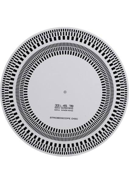 Plak Çalar Hız Diski 297MM Çap 3mm Kalınlık Ayarlanabilir Pikaplar Kalibrasyon Diski (Yurt Dışından)