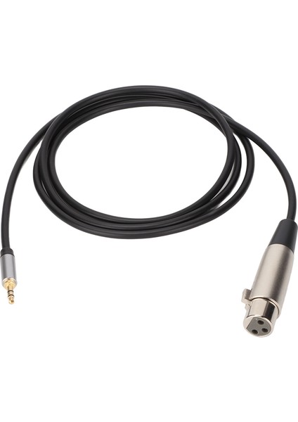 Xlr Dişi - 3,5 mm Erkek Adaptör Kablosu Hifi Tak ve Çalıştır Ses Hattı Mikrofonlar Mikserler Klavyeler Için Korumalı 3,5 Erkek - Xlr Dişi (Yurt Dışından)