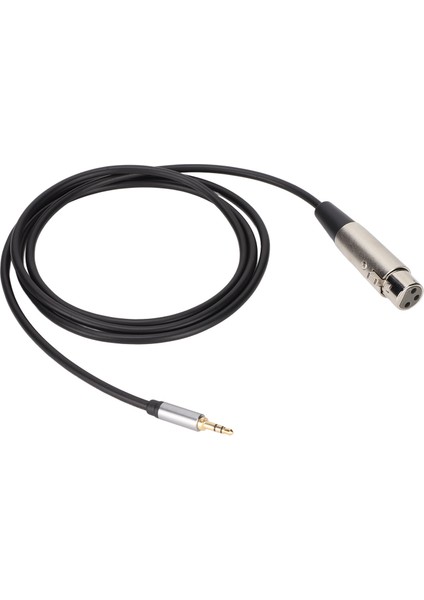 Xlr Dişi - 3,5 mm Erkek Adaptör Kablosu Hifi Tak ve Çalıştır Ses Hattı Mikrofonlar Mikserler Klavyeler Için Korumalı 3,5 Erkek - Xlr Dişi (Yurt Dışından)