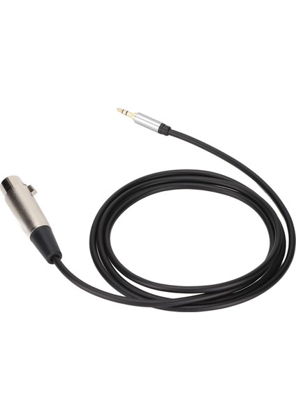 Xlr Dişi - 3,5 mm Erkek Adaptör Kablosu Hifi Tak ve Çalıştır Ses Hattı Mikrofonlar Mikserler Klavyeler Için Korumalı 3,5 Erkek - Xlr Dişi (Yurt Dışından)