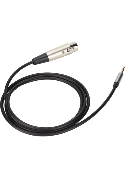 Xlr Dişi - 3,5 mm Erkek Adaptör Kablosu Hifi Tak ve Çalıştır Ses Hattı Mikrofonlar Mikserler Klavyeler Için Korumalı 3,5 Erkek - Xlr Dişi (Yurt Dışından)